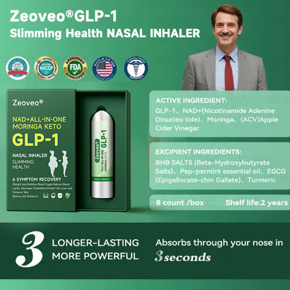 [Official Store] ZVOEVO® NAD+ ALL-IN-ONE MORINGA KETO GLP-1 Nasal Inhaler | ⏳ Fast Fat Burn & Metabolic Balance 😊