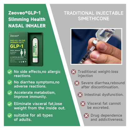 [Official Store] ZVOEVO® NAD+ ALL-IN-ONE MORINGA KETO GLP-1 Nasal Inhaler | ⏳ Fast Fat Burn & Metabolic Balance 😊