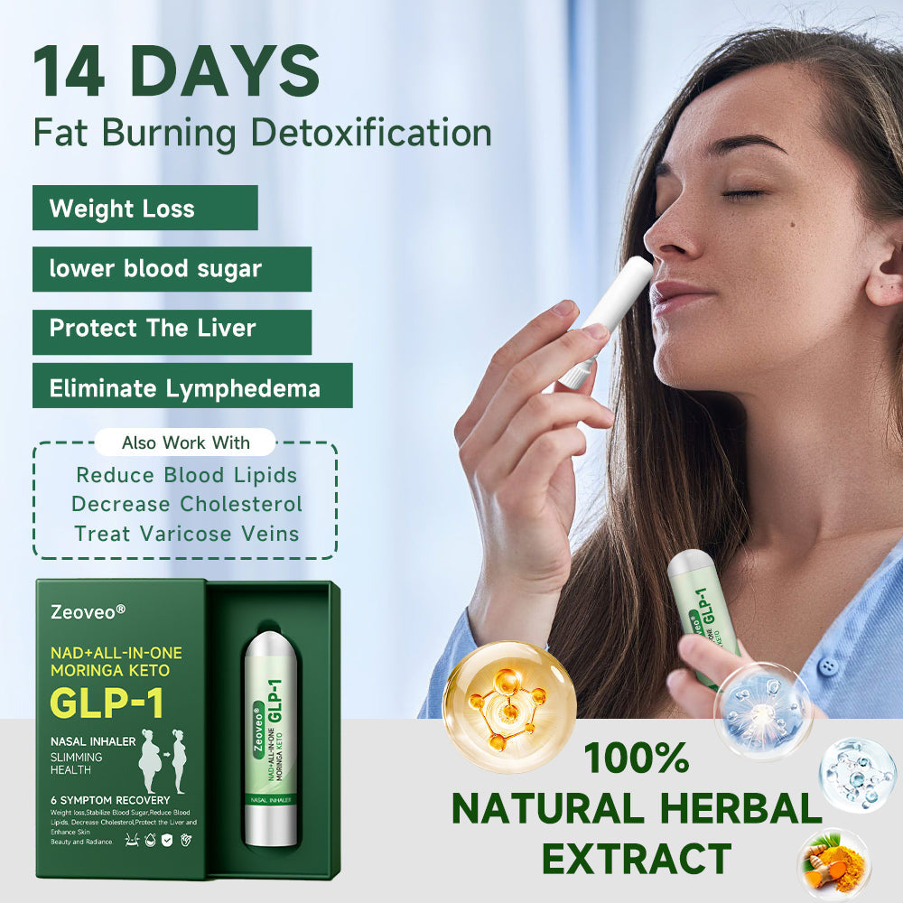 [Official Store] ZVOEVO® NAD+ ALL-IN-ONE MORINGA KETO GLP-1 Nasal Inhaler | ⏳ Fast Fat Burn & Metabolic Balance 😊