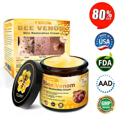 🔥 FLASH SALE! Extra 50% OFF 🔥 | Limited-Time Discount! TLOPA® Bee Venom Skin Restoration Cream🌞