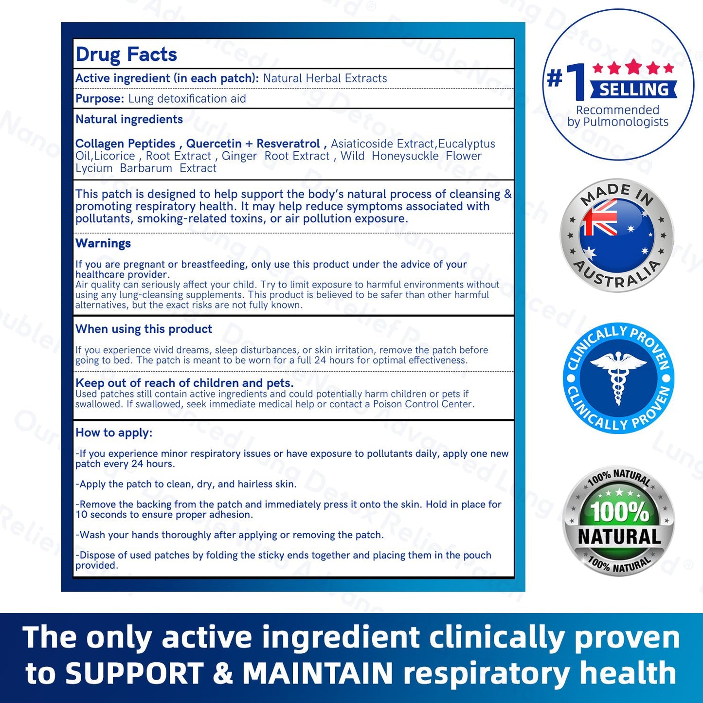✅𝐎𝐟𝐟𝐢𝐜𝐢𝐚𝐥 𝐒𝐭𝐨𝐫𝐞|𝐎𝐮𝐫𝐥𝐲𝐚𝐫𝐝®  𝐃𝐨𝐮𝐛𝐥𝐞𝐍𝐚𝐧𝐨 𝐀𝐝𝐯𝐚𝐧𝐜𝐞𝐝 𝐋𝐮𝐧𝐠 𝐃𝐞𝐭𝐨𝐱 𝐑𝐞𝐥𝐢𝐞𝐟 𝐏𝐚𝐭𝐜𝐡 (💝 Cough, wheezing, shortness of breath, sputum, stuffy nose, bronchitis, bronchitis, allergy symptoms, lung discomfort🫁）