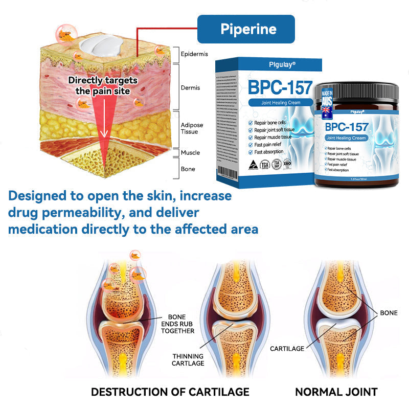 𝖯𝗂g𝐮𝐢𝐚𝐲® BPC-157 Joint Healing Cream🦴Treats Arthritis, Neuropathy, Rheumatism, Sports Injuries & More👍