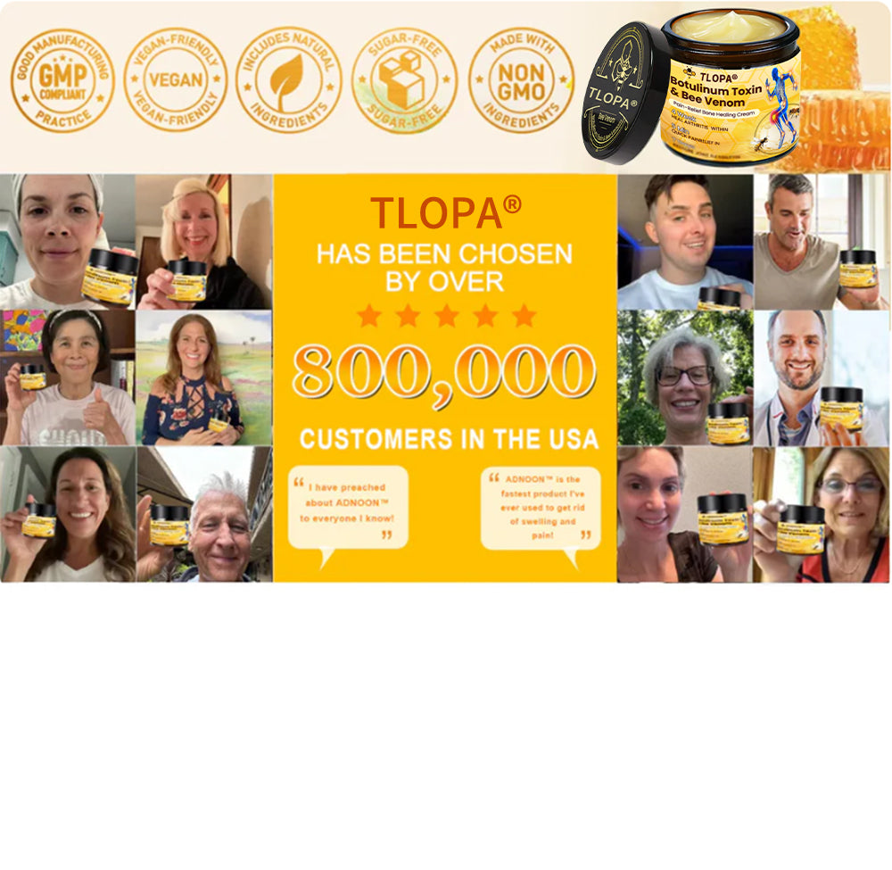 Official Store💎TLOPA® Botulinum Toxin & Bee Venom Pain-Relief Bone Healing Cream💎㊇