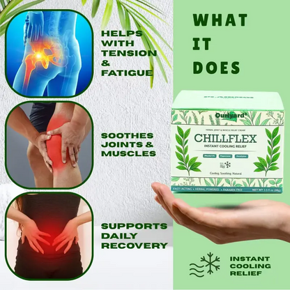 🎁𝐎𝐟𝐟𝐢𝐜𝐢𝐚𝐥 𝐒𝐭𝐨𝐫𝐞: TLOPA® Chillflex Mint Pain Relief Cream  (Treatment for arthritis, neuropathyy, rheumatic diseases, muscle spasms, twitches and sports injuries)